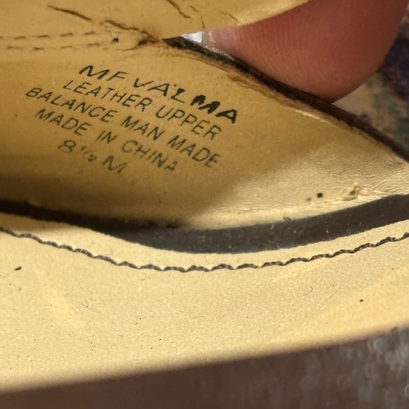 Marc Fisher Women’s 8.5 Brown Leather Cork Platform Slingback Heels Shoes - Picture 2 of 12